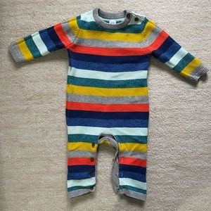 GAP Sweater Romper, Rainbow, 6-12M